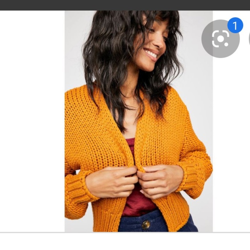 Free people glow for it cardigan
